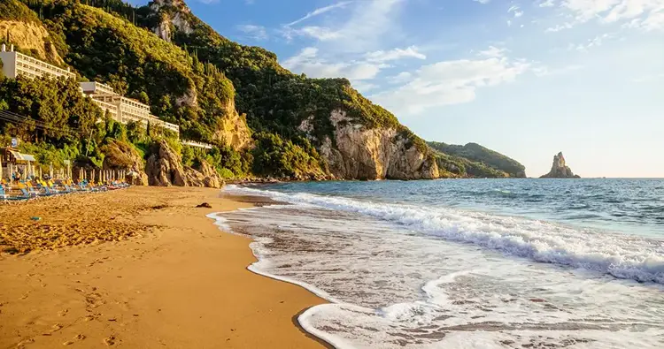 Spiaggia di Agios Gordios 1 spiaggia agios gordios corfu grecia