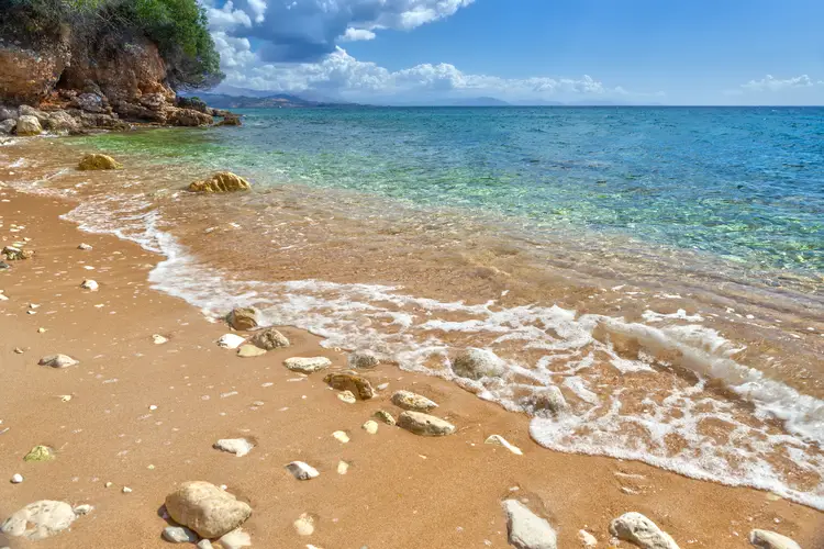 Spiaggia di Benitses 1 spiaggia benitses corfu grecia