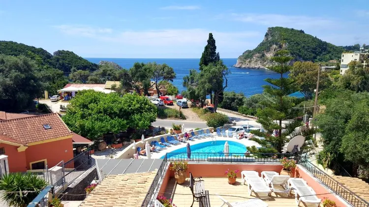 Paleokastritsa 5 Paleo Inn Hotel paleokastritsa corfu