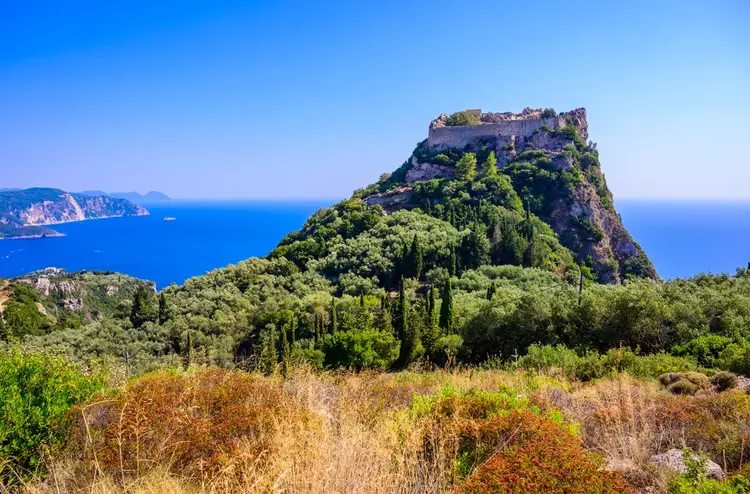 Fortezza di Angelokastro 1 fortezza angelokastro corfu grecia