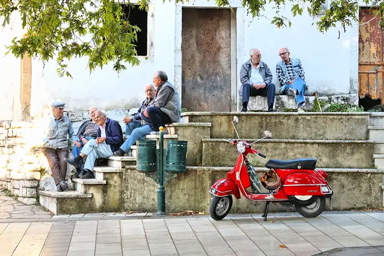 Villaggio di Liapades 1 villaggio di liapades a corfù, in grecia